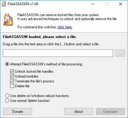 Скриншот к FileASSASSIN